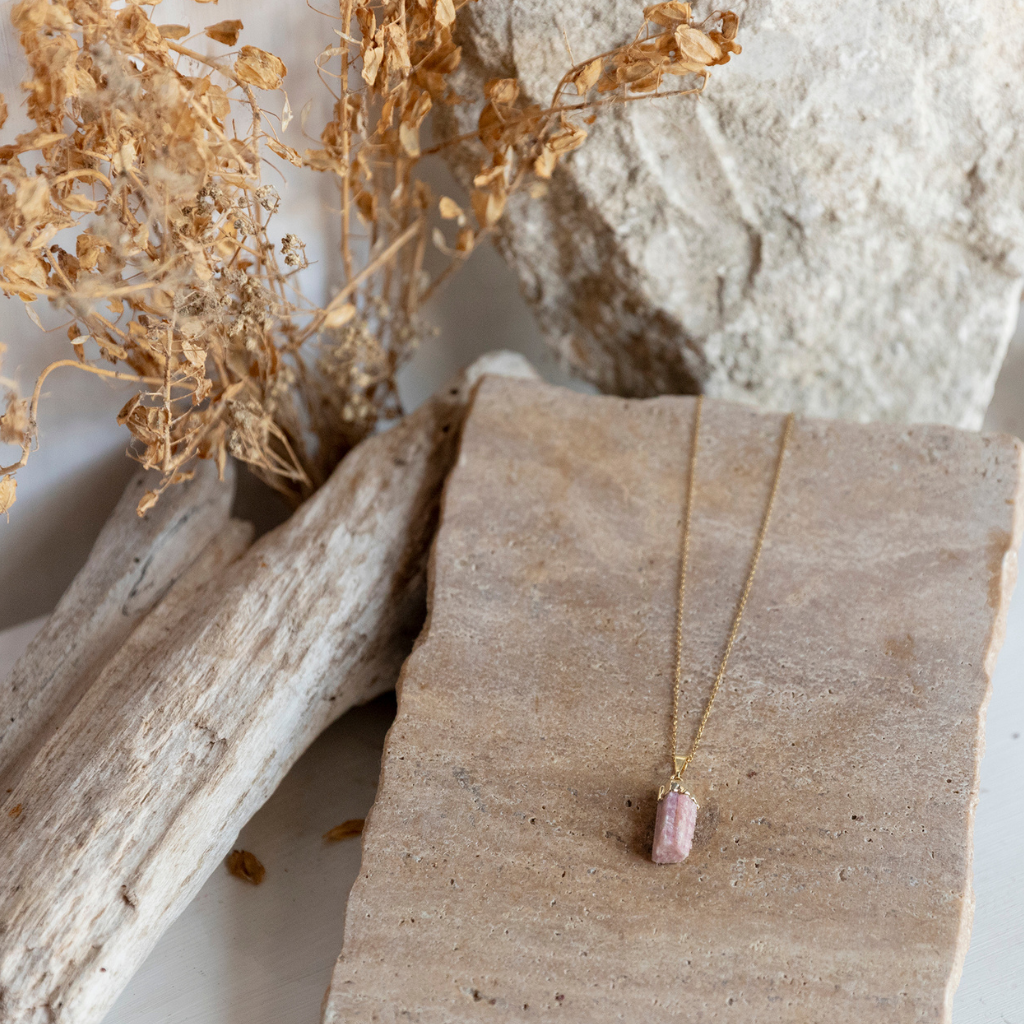 Pink Tourmaline Necklace